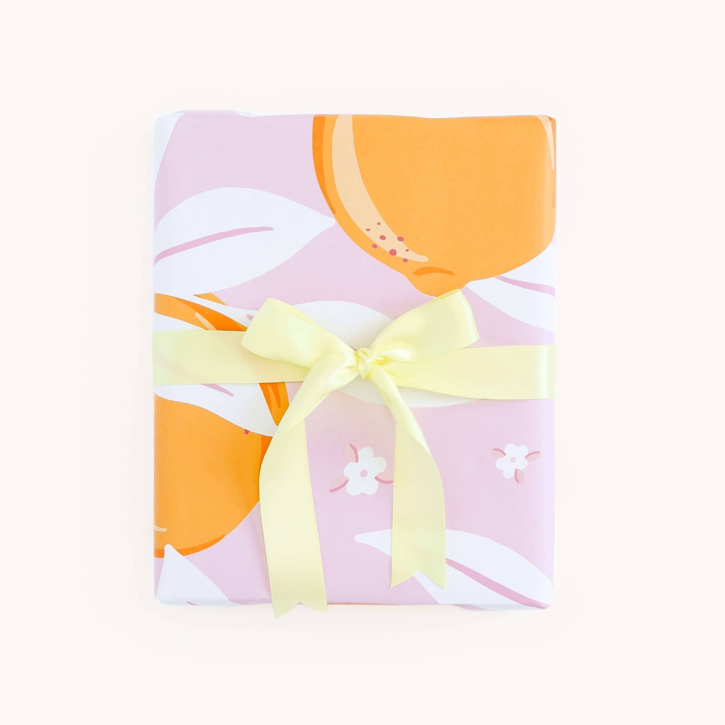 Gift Wrap Sheets, Blush Oranges