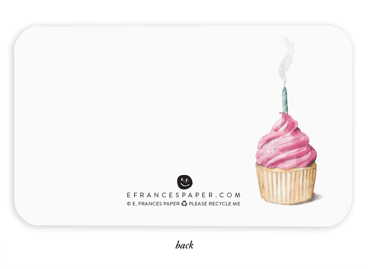 Pink Cupcakes Little Notes® Cards