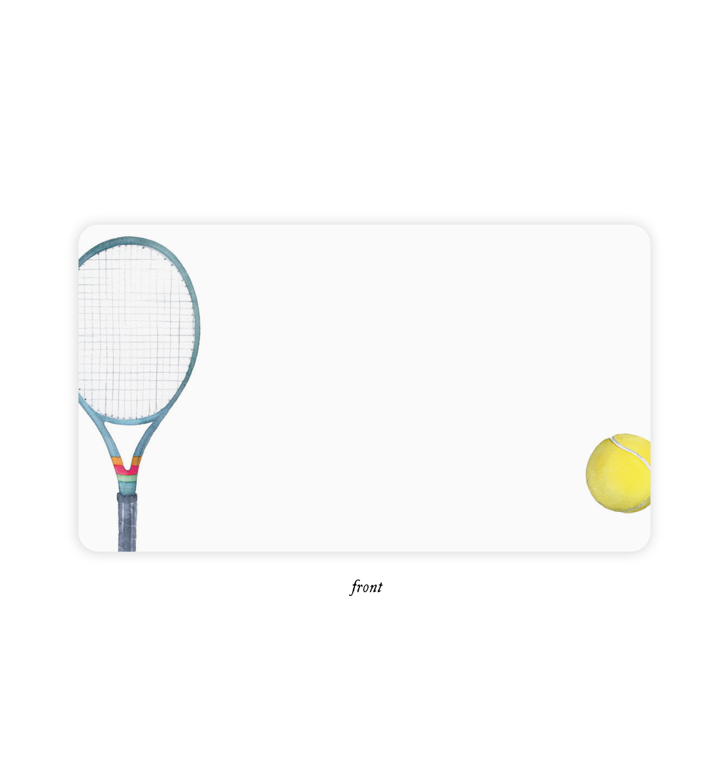 Tennis Little Notes® Cards