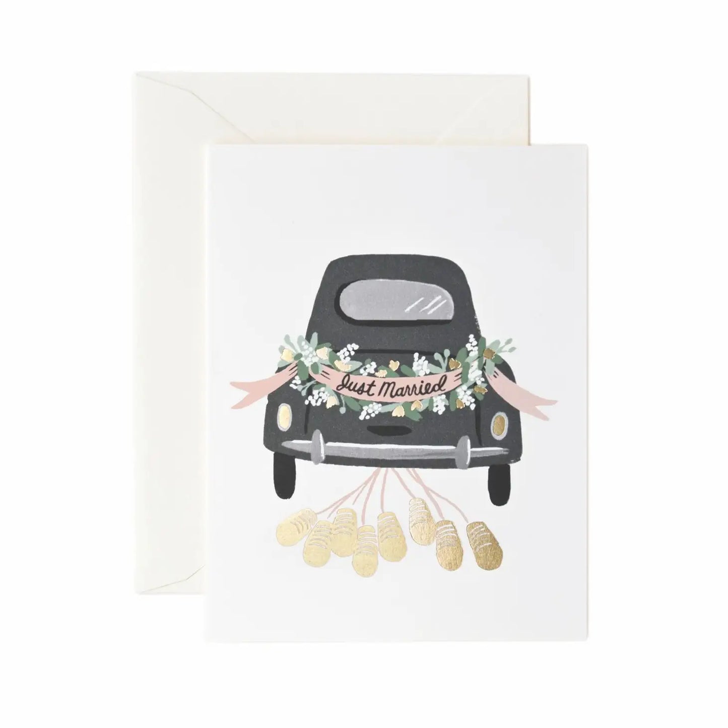 Just Married Greeting Card