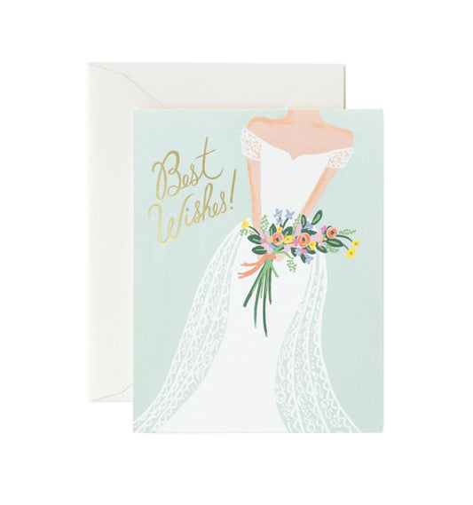 Beautiful Bride Card- Best Wishes