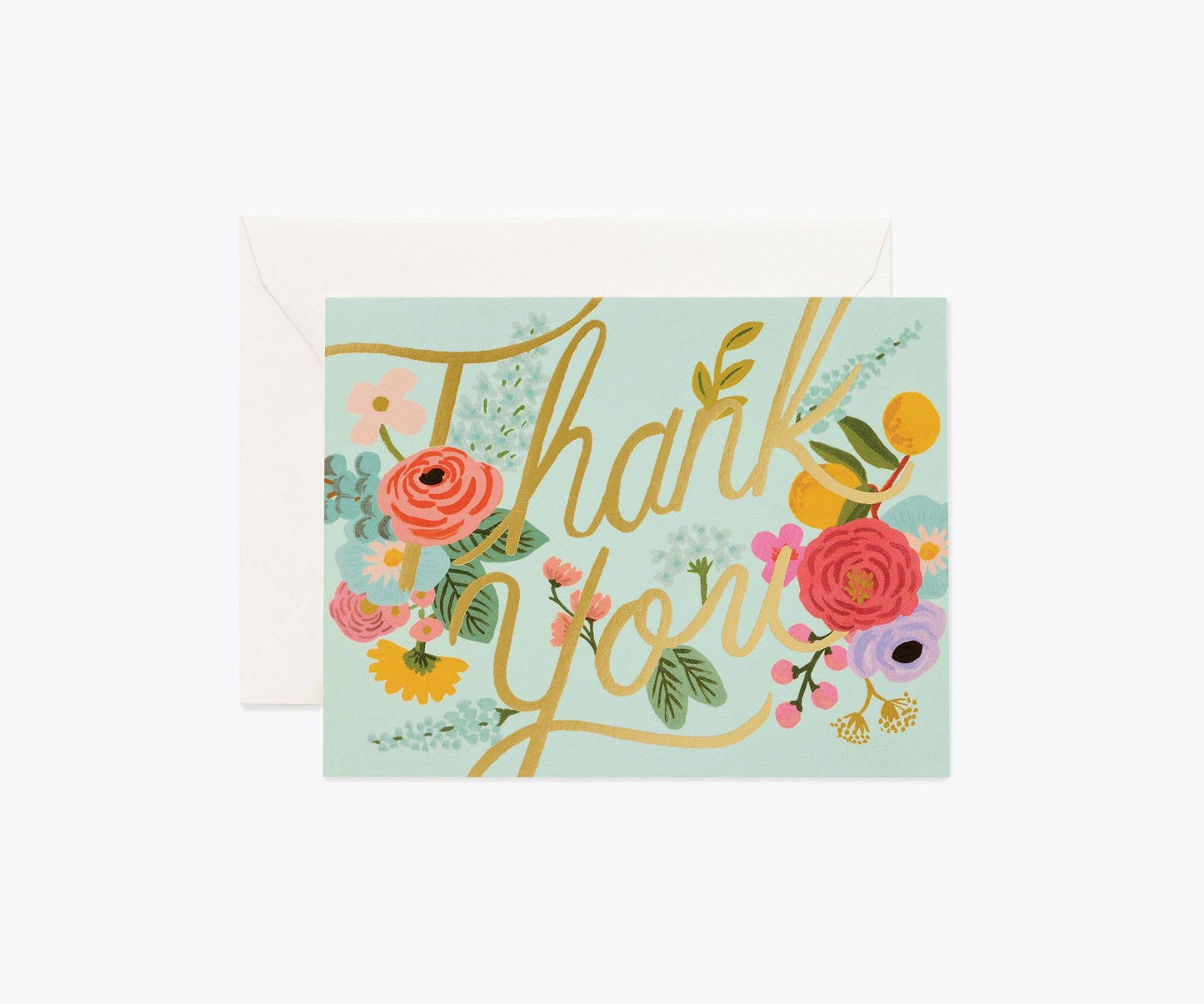 Mint Garden Thank You Card