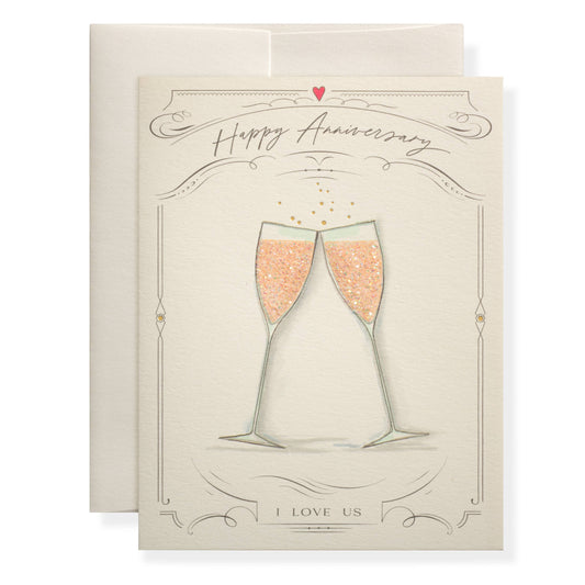 I Love Us Greeting Card